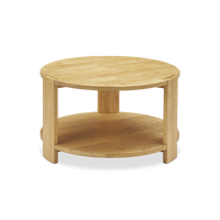 Logan Solid Wood Round Coffee Table