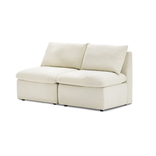 Macy 2 Seater Armless Sofa, Oat