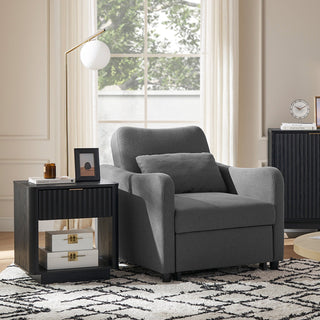 Sophie chair, Dark Gray Fabric
