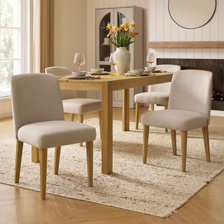 Logan Solid Wood 8-Seater Dining Set
