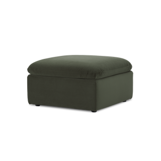 Macy Ottoman with Storage, Olive Green Velvet [2nd Gen]