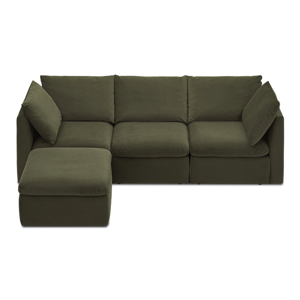 Macy 4 Seats Modular Sectional Sofa