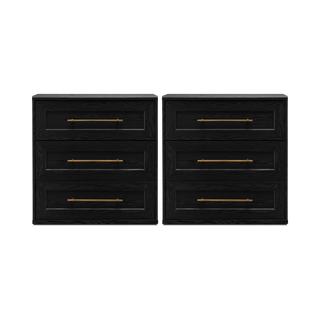 Blake 3 Drawer Dresser, Black Oak – Mopio