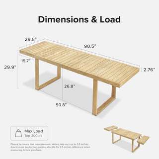 Bruno Outdoor 8-Seater Dining Set
