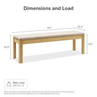 Logan Solid Wood 6-Seater Dining Set