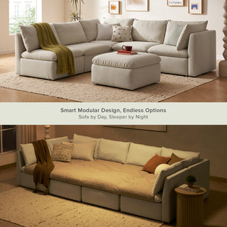Macy Pit-sectional Sofa, Oat [2nd gen]