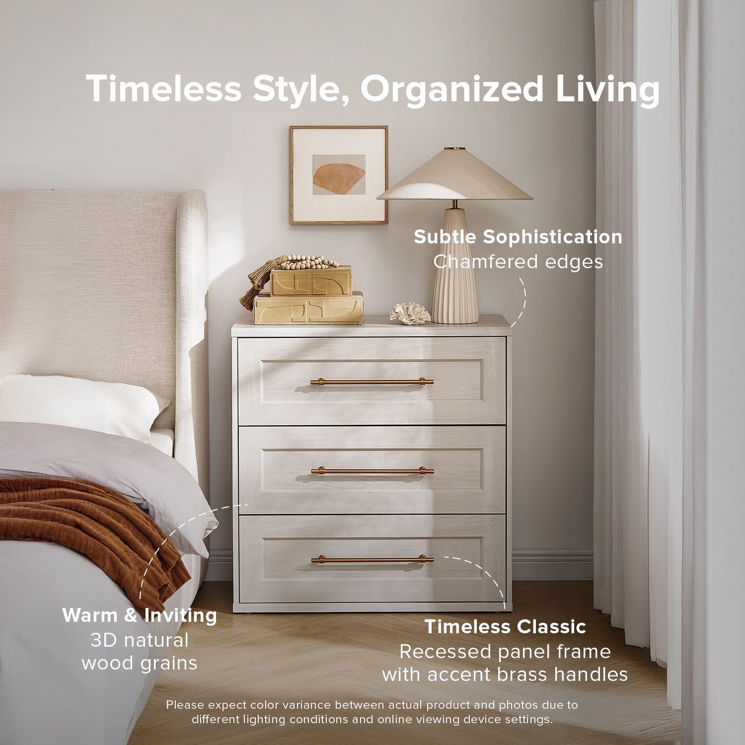 zipcode design jada 3 drawer dresser product info and reviews Zipcode Design Jada 3 Drawer 30.31" W Dresser & Reviews
