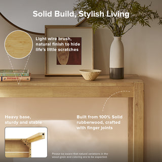 Logan Solid Wood Console Entryway Table