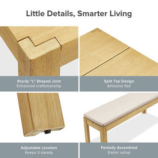 Logan Upholstered Dining Bench