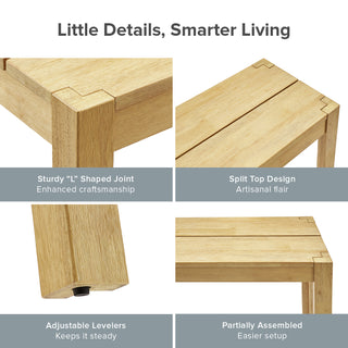 Logan Solid Wood Console Entryway Table