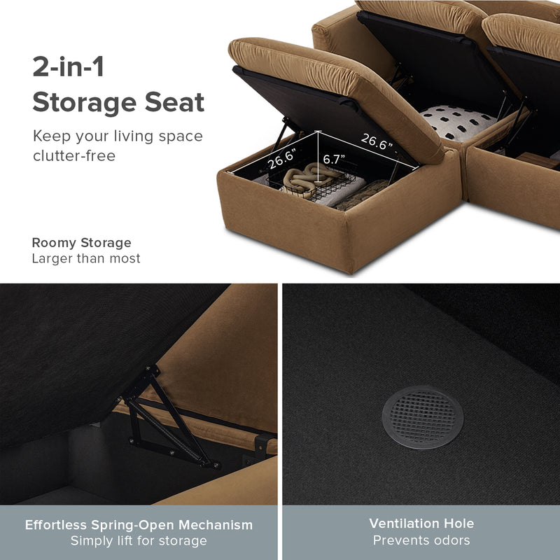 Macy 9-Seat Pit Sectional