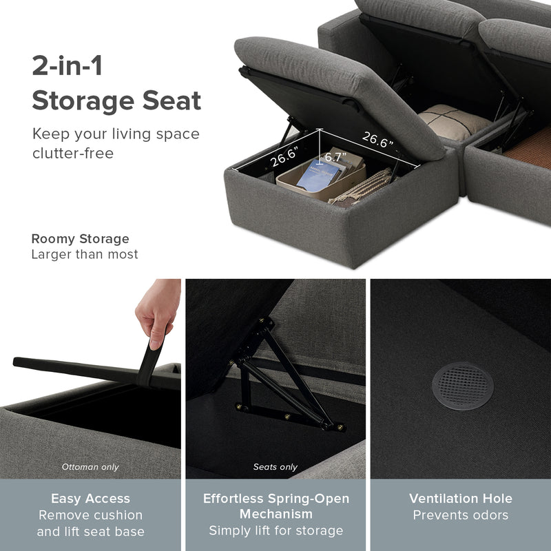 Macy 9-Seat Pit Sectional
