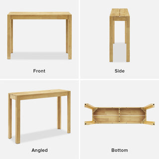 Logan Solid Wood Console Entryway Table