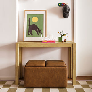 Logan Solid Wood Console Entryway Table