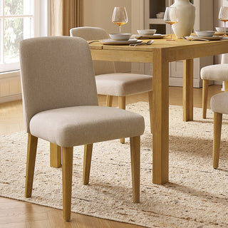 Logan Solid Wood 6-Seater Dining Set