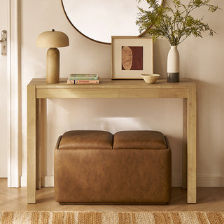 Logan Solid Wood Console Entryway Table