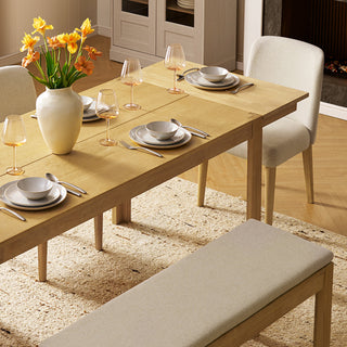 Logan Solid Wood Extendable Dining Table