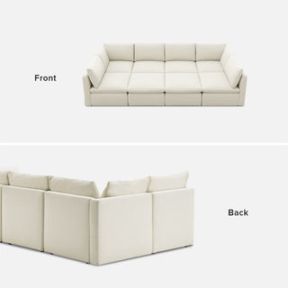 Macy Pit-sectional Sofa, Oat [2nd gen]