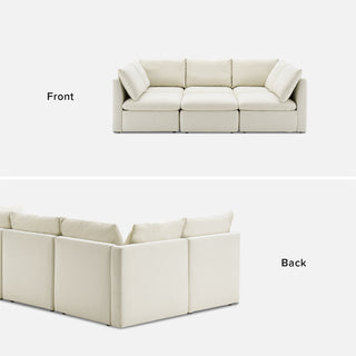 Macy Pit-sectional Sofa, Oat [2nd gen]