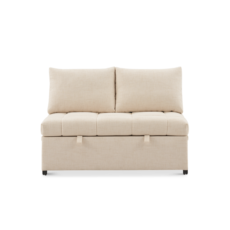 SleepStash 2 Seater Armless Pull-Out Sleeper