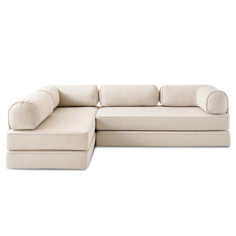 JelliCouch L-Shaped Sofa, Corner Open