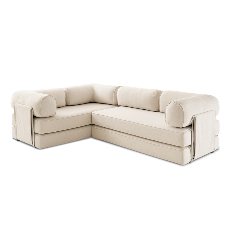 JelliCouch L-Shaped Sofa, Corner Closed