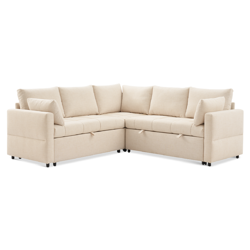 SleepStash 5-Seat V-Shaped Sofa Bed