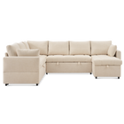 7-Seat U-Shaped Sofa Bed