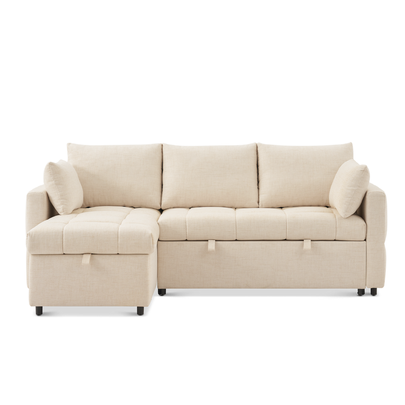 SleepStash 4-Seat L-Shaped Sofa Bed