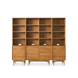 Retrovie Mid-Century Modern 20"-119" Modular Bookcase