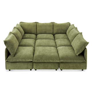 Qoosh 9-Seat Cloud Pit Sectional