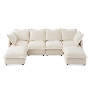 Qoosh 6-Seat U-Shaped Cloud Sofa