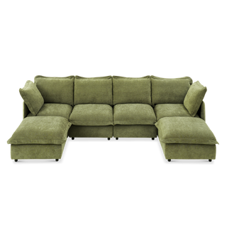Qoosh 6-Seat U-Shaped Cloud Sofa