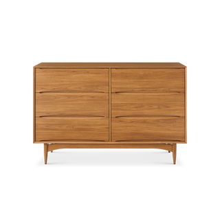 Retrovie Mid-Century Modern 6-Drawer Dresser