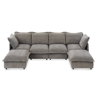 Qoosh 6-Seat U-Shaped Cloud Sofa
