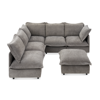 Qoosh 6-Seat L-Shaped Cloud Sofa