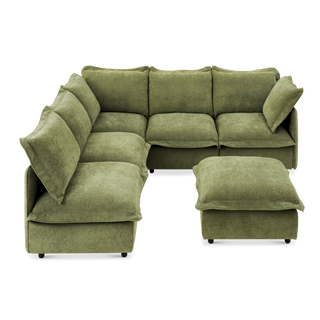 Qoosh 6-Seat L-Shaped Cloud Sofa