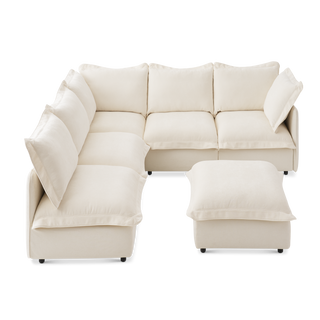 Qoosh 6-Seat L-Shaped Cloud Sofa