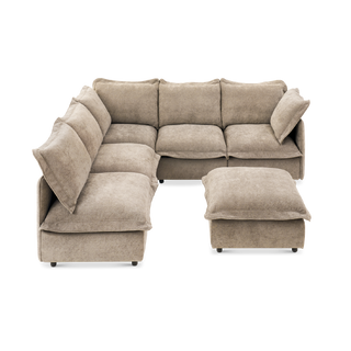 Qoosh 6-Seat L-Shaped Cloud Sofa