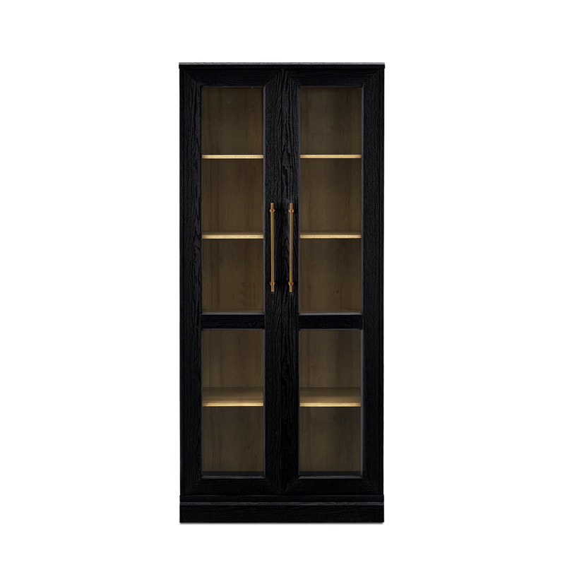 Blake Tall Acrylic Display Cabinet Angular
