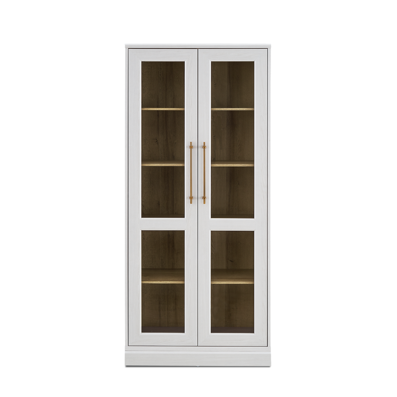Blake Tall Acrylic Display Cabinet Angular