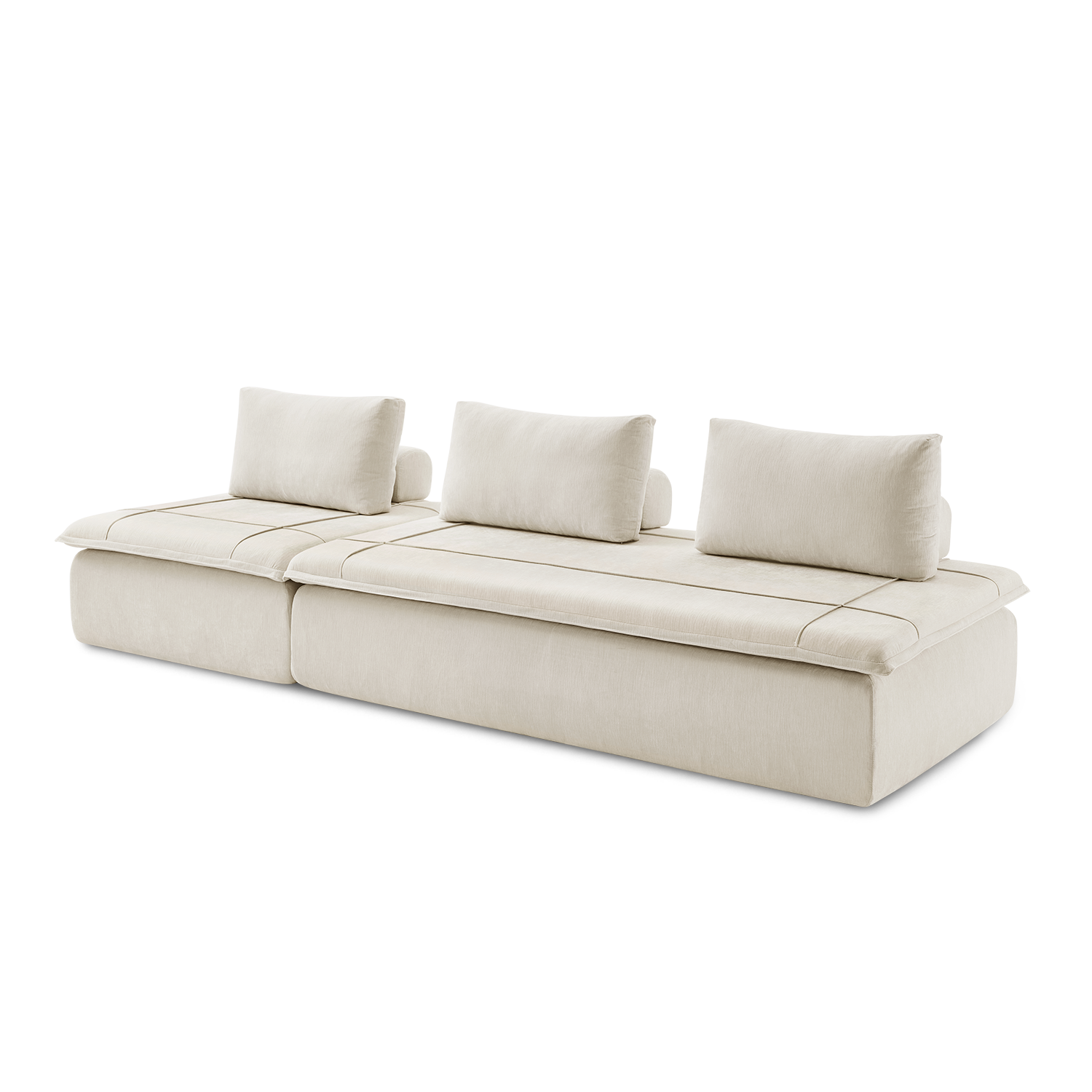 Pooof Block Modular Sofa, 3 Seater