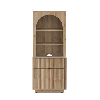 Brooklyn Hutch Dresser (Golden Oak) | Mopio Brooklyn Hutch Dresser (Golden Oak) | Mopio