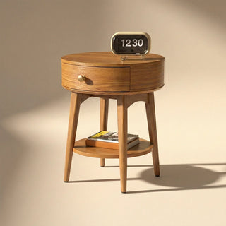 Retrovie Mid-Century Modern Round Side Table