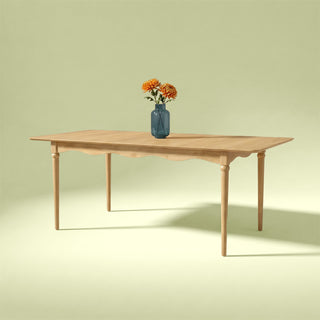 Elowen Farmhouse 63"-79" Extendable Dining Table