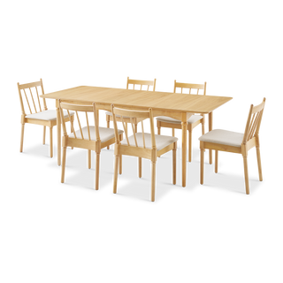 Elowen Farmhouse 63"-79" Extendable Dining Table