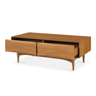 Retrovie Mid-Century Modern 47" Storage Coffee Table