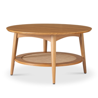 Retrovie Mid-Century Modern 31" Round Coffee Table