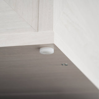 Blake Modular Storage Cabinet Arched, White Oak Single - levelers