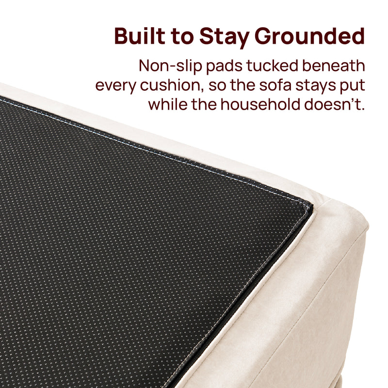 JelliCouch L-Shaped Sofa, Corner Closed